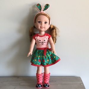 American Girl Wellie Wishers- Willa Doll